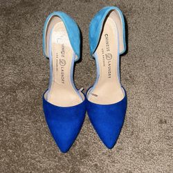 Blue heels