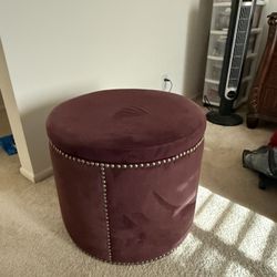Small Purple Ottoman