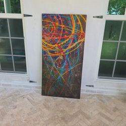 Bustamante Abstract Painting