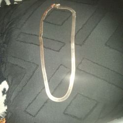 14k herringbone 18 necklace 5.5 M
