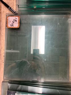 15 x 15 square glass panes