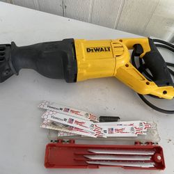 DeWalt Reciprocating Saw + NEW Milwaukee Blades