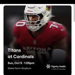 Cardinals versus the Titans