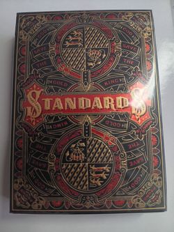 Black Standards Playing Cards By Art of Play Sealed