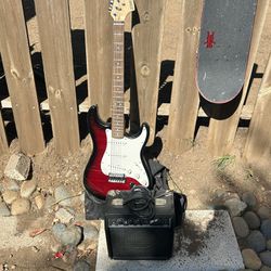 Electric Guitar And Amp
