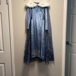 Elsa Ice Queen Dress With Elsa Braid Size 6/7 Costume/Dress Up
