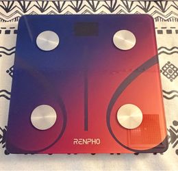 Renpho Smart Body Fat Scale (new, glass))