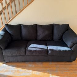 Ashley furniture Darcy Sofa (Black) Black Couch