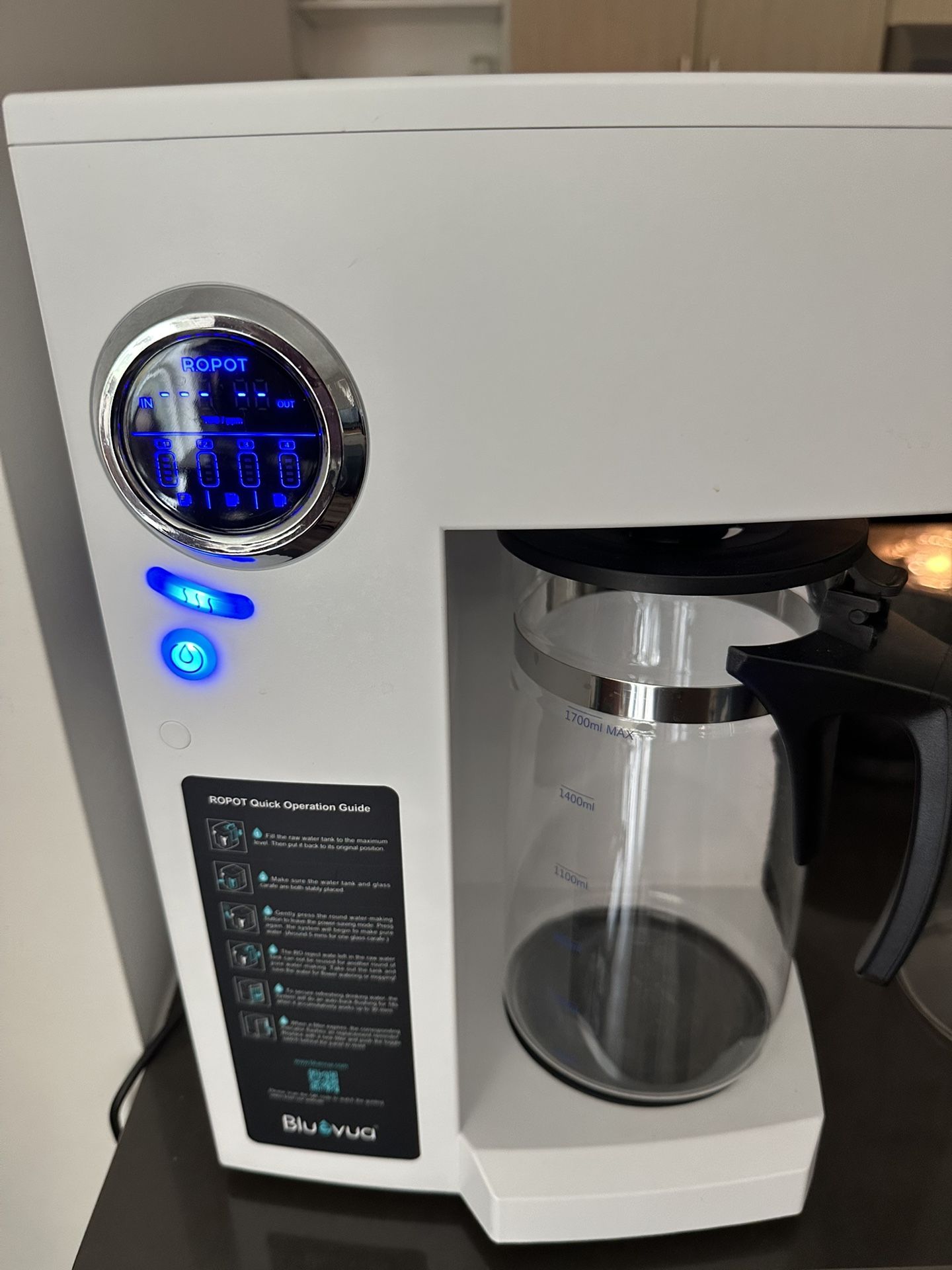 BlueVua Reverse Osmosis Water Filter - Ropot