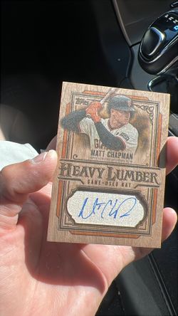 Matt Chapman Heavy Lumber Auto Relic