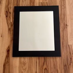 Black  (charcoal) Framed Mirror (new)