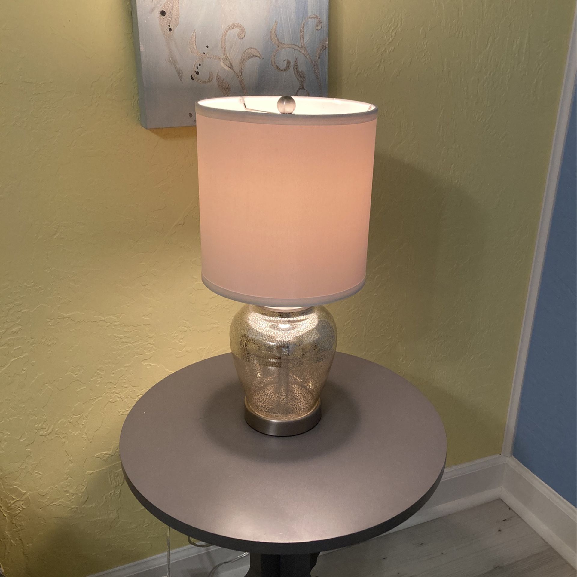 Small Table Lamp 18.5” Tall, Desk, Stools, Shelves…