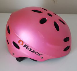 Helmet, Razor, Pink Youth helmet