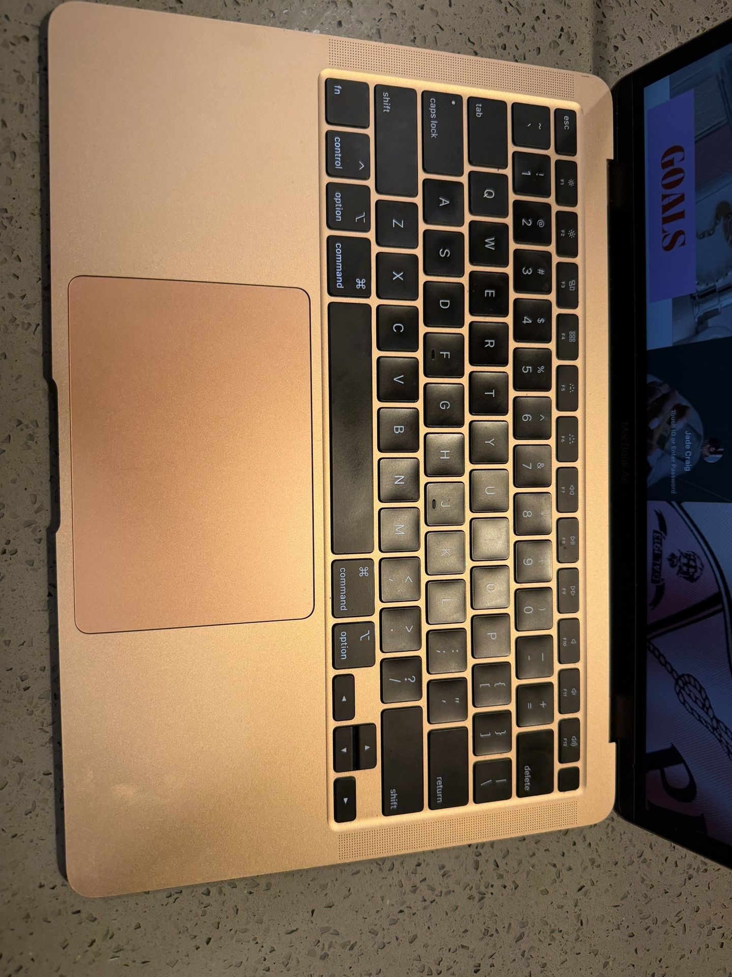 Rose Gold MacBook Air A2179 2020