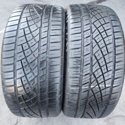 2 USED TIRES CONTINENTAL 255/40/20