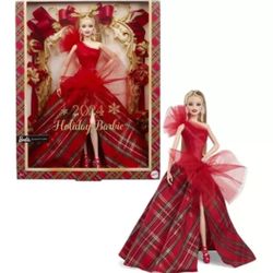 Barbie Signature 2024 Holiday Barbie Fashion Doll, Seasonal Collector Gift