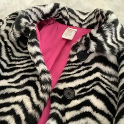 Gymboree Faux Fur Girls Jacket Size 7-8