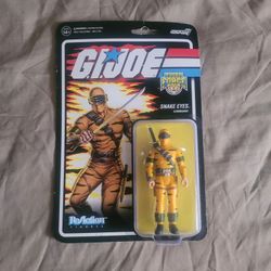 Snake Eyes Tiger Force G.I. Joe Super 7" Reaction 