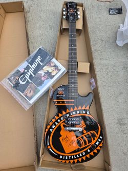 Rare Vintage Epiphone Special RH Electric Guitar Sunburst Signed Tito's Vodka