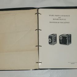 Original Hasselblad Magazines Parts & Repair Manual # 5041