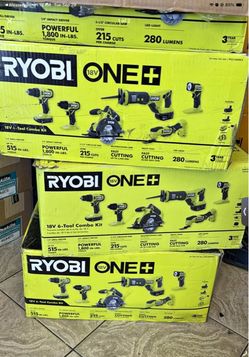Ryobi 18v 6-tool kit