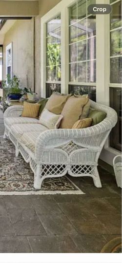 Wicker couch