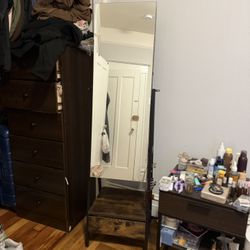Standing Mirror Armoire