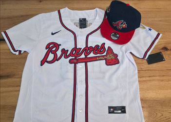 Medium Atlanta Braves Jersey & Hat