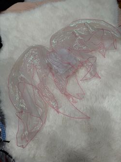 Pink Iridescent Fairy Wings Costume Accessory