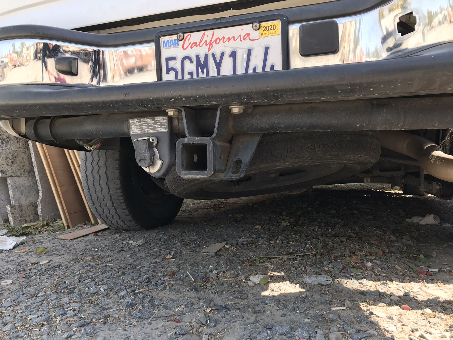 Chevy GMC Yukon truck rear bumper or tow hitch