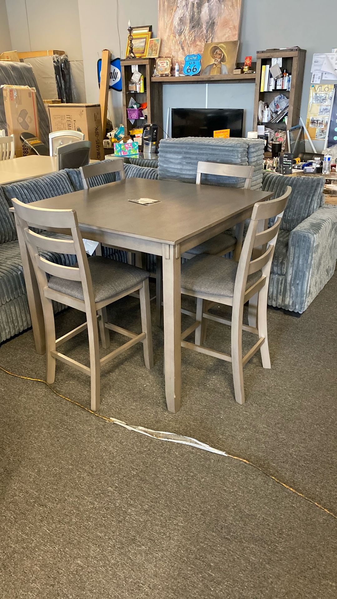 Ashley Pub Table. New Just Assembled $550 Delivered Today 