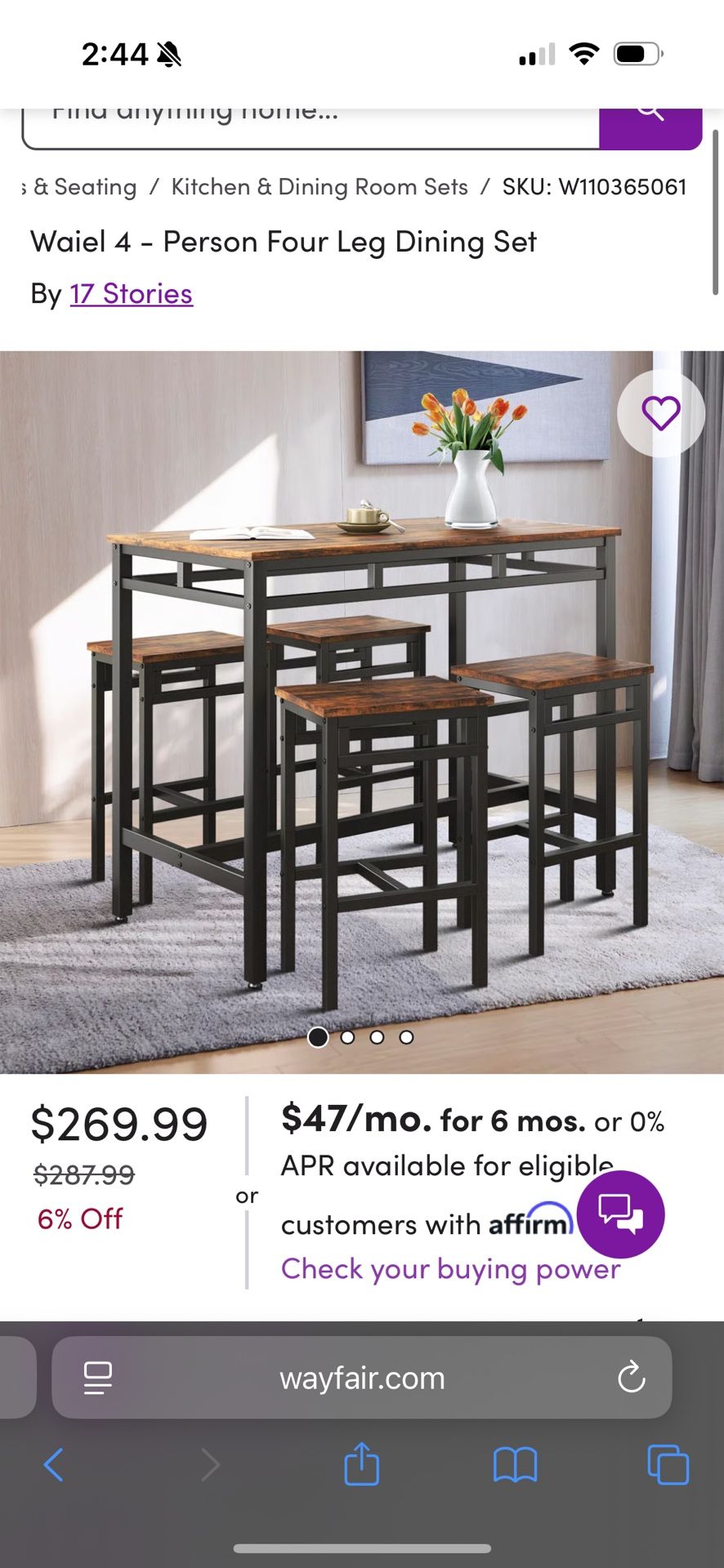 Kitchen/Dining Room Table 