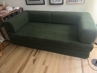 Convertable Corduroy Couch King Size Floor Sleeper 4-in-1 DIY Combination Modular Sofa Fold Out