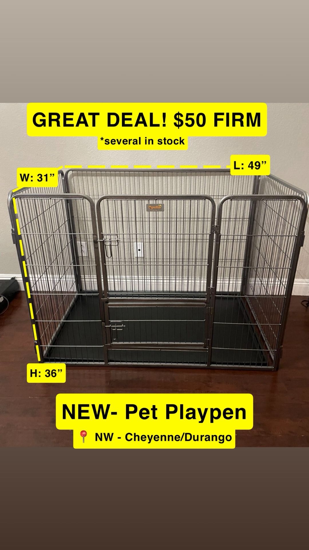 Heavy Duty Playpen 