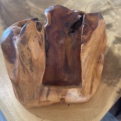 Polished Hardwood Wine Bottle Holder For Table Service 