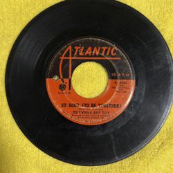 This is a Billy Vera & Judy Clay 7-inch 45 RPM vinyl single on the Atlantic label featuring the song "So Good (To Be Together)". 