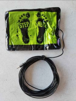 Spirit Halloween Step Here Pad Activator for Animated Props 20' Ft. Cord