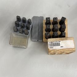 Numbers And Initials Steet Stamp Set