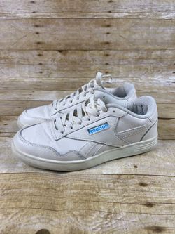 Reebok Classic Galaxy 7 Sneaker Womens 7 Cream Beige Leather Low Lace Up Shoes