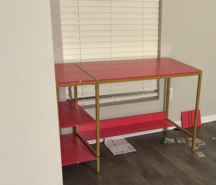 Hot Pink Work Desk