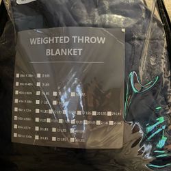 Navy Cotton Weighted Blanket