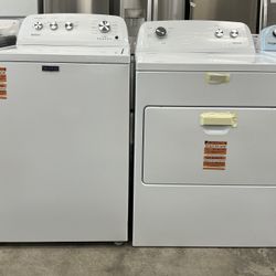 Maytag 3.8 cu. ft. Top-Load Washer w/Agitator 7.0 cu. ft. Vented Electric Dryer