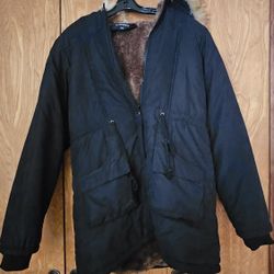 Womens Hooded Warm Coats Parkas with Faux Fur Jackets

