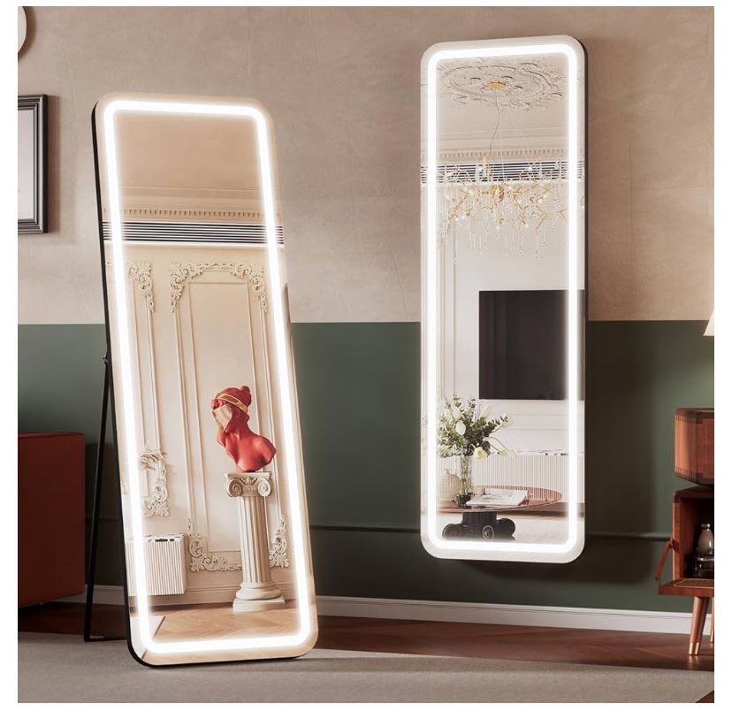 Full-Length Mirror W/ LED LIGHTS