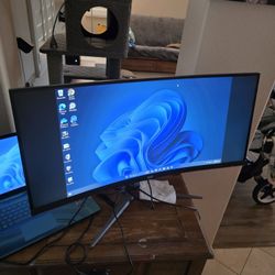 Aoc 34" Ultrawide Monitor 