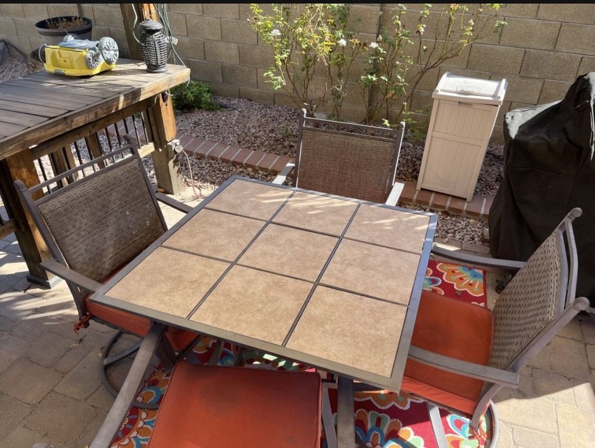 Patio Table And Chairs