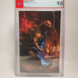 PSA 9.8 GODZILLA: IN HELL #1 SEPTEMBER 2025 REPRINT NYCC RED SHARED EXCLUSIVE VIRGIN BLIND BAG LUCIO PARRILLO VARIANT