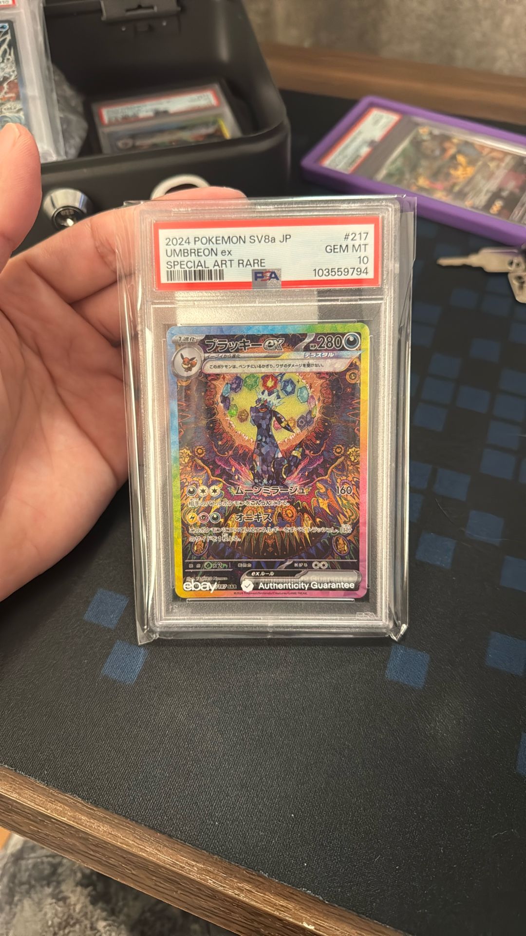 Pokemon TCG Umbreon EX Japanese PSA 10