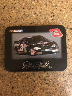 Dale Earnhardt collector tin and playing cards