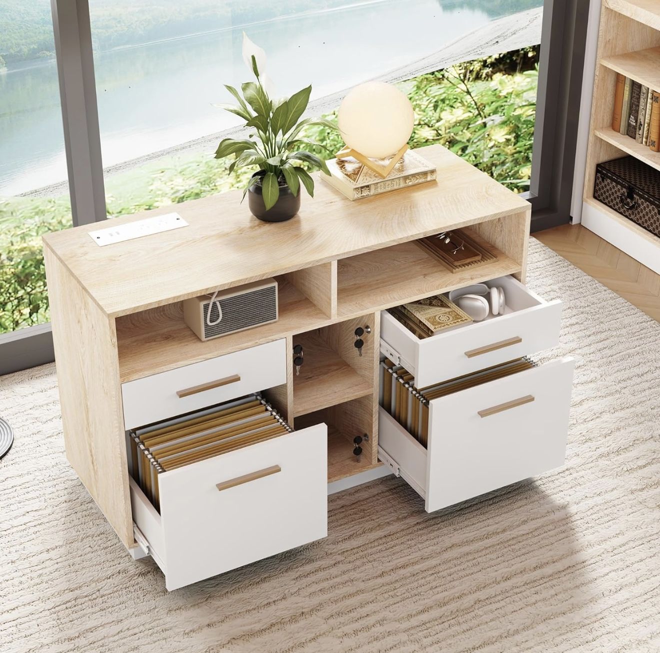 4 Drawer File Cabinet